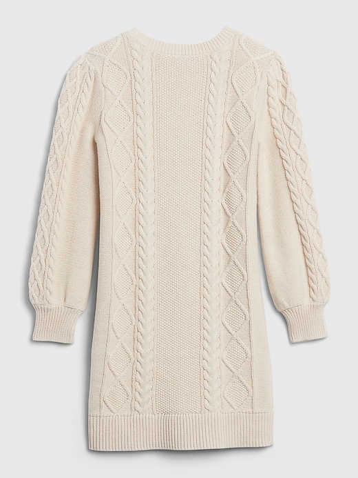 Image number 3 showing, Kids Cable Knit Sweater Dress