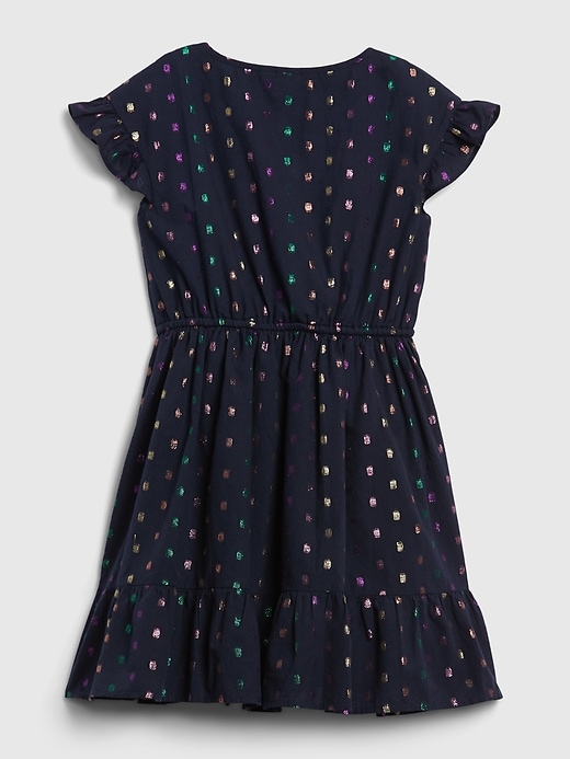 Image number 3 showing, Kids Polk-A-Dot Peplum Ruffle Dress