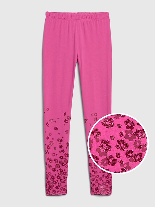 View large product image 1 of 1. Kids Graphic Leggings in Stretch Jersey