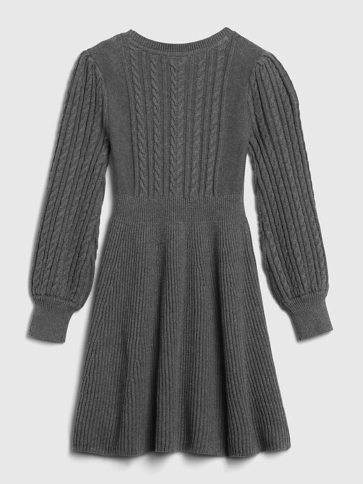 Image number 3 showing, Kids Cable Knit Sweater Dress