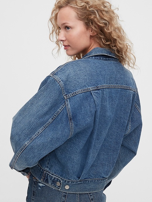 Image number 2 showing, Distressed Denim Dolman Icon Jacket With Washwell&#153