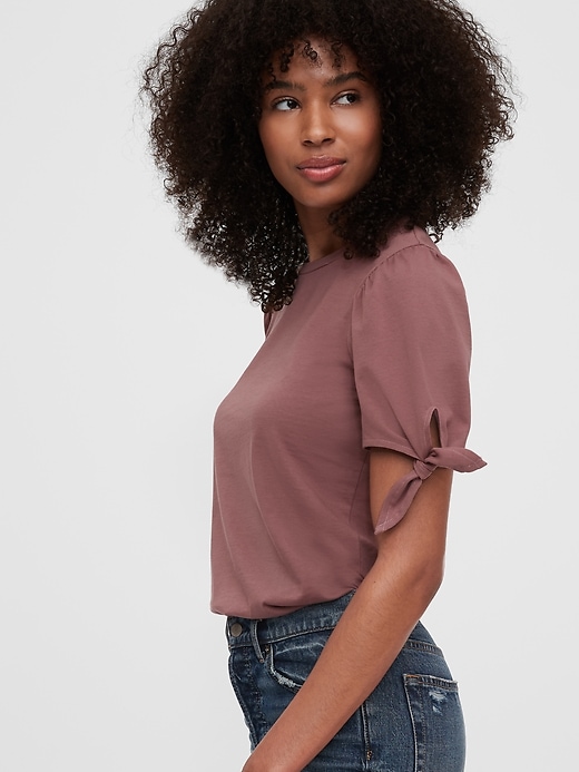 Tie-Sleeve Top | Gap