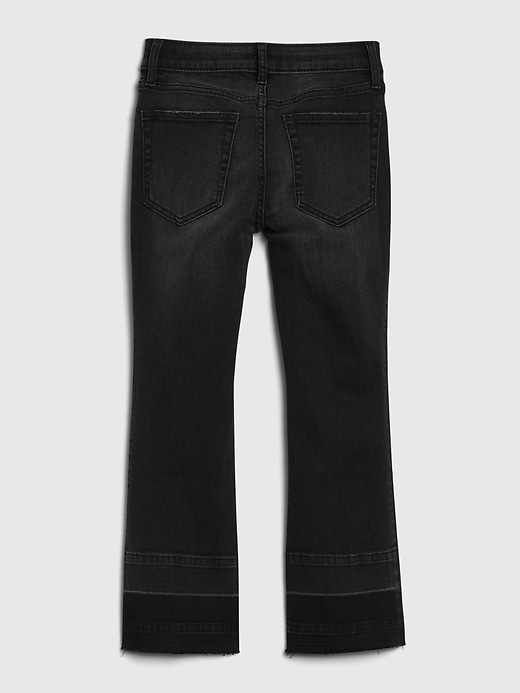 Image number 3 showing, Kids High-Rise Flare Cropped Jeans