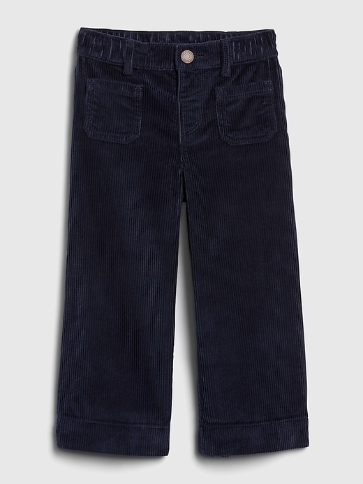 Image number 1 showing, Toddler Wide-Leg Cord Pants