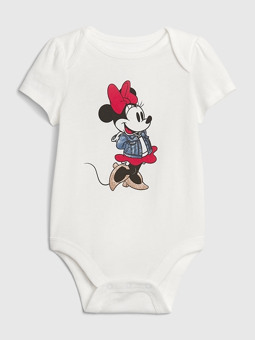 Image number 1 showing, babyGap &#124 Disney Minnie Mouse Bodysuit
