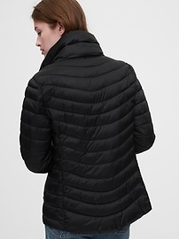 gap heavyweight down hooded puffer jacket