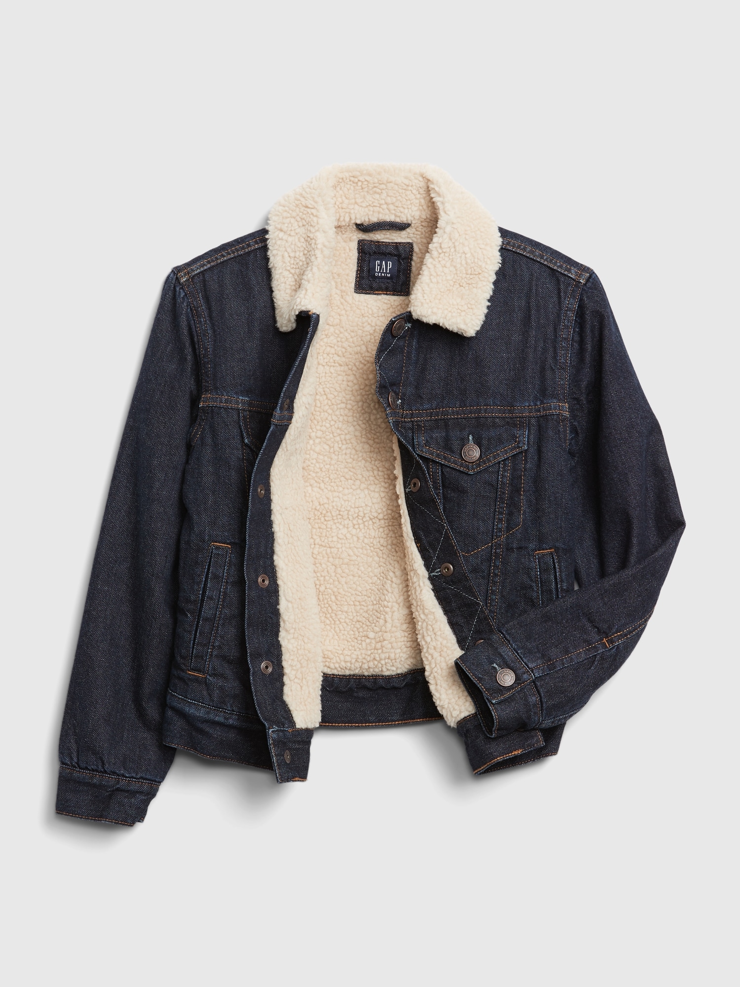 sherpa lined trucker jacket