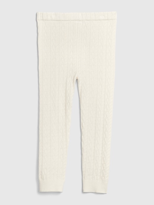 Image number 2 showing, Toddler Cable Knit Leggings