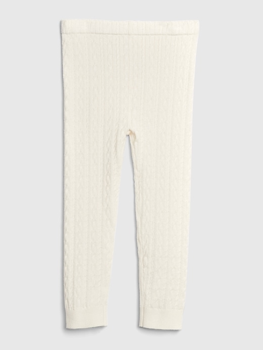 Image number 1 showing, Toddler Cable Knit Leggings