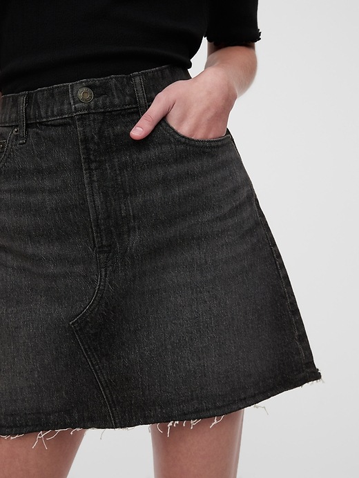 Image number 5 showing, Denim Mini Skirt