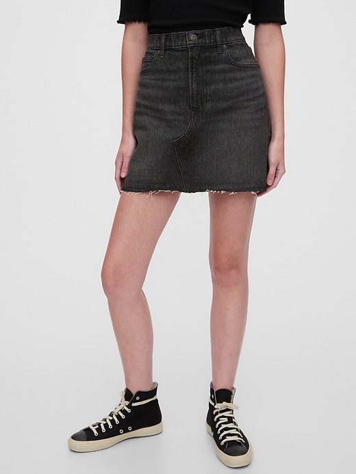 Image number 1 showing, Denim Mini Skirt