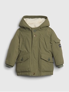 baby sherpa overcoat jacket