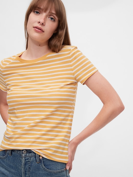 Image number 10 showing, Vintage Wash Stripe Crewneck T-Shirt
