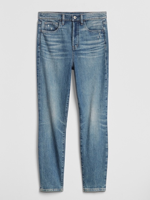 Image number 8 showing, Recycled Sky High Rise True Skinny Jeans With Washwell&#153
