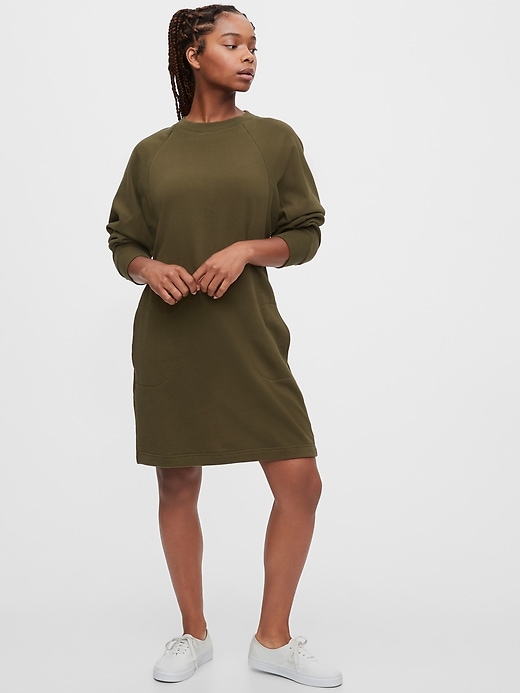 View large product image 1 of 1. Maternity Nursing Sweater Dress