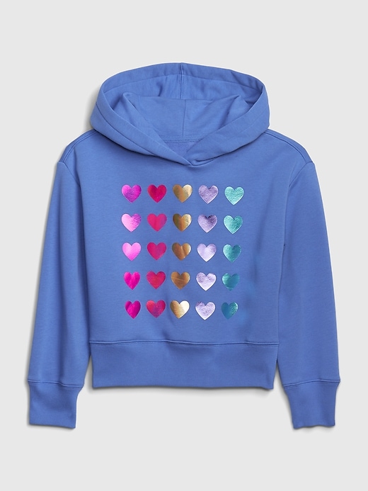Image number 1 showing, Kids Heart Graphic Hoodie