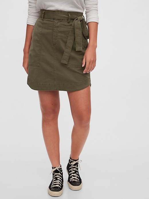 Image number 1 showing, High Rise Utility Skirt