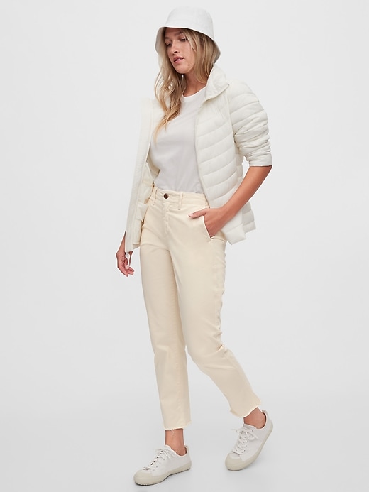 Image number 3 showing, Straight Khakis with Let Down Hem