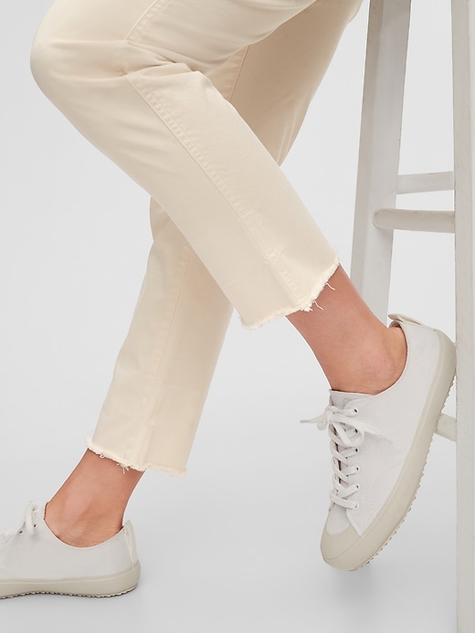 Image number 5 showing, Straight Khakis with Let Down Hem