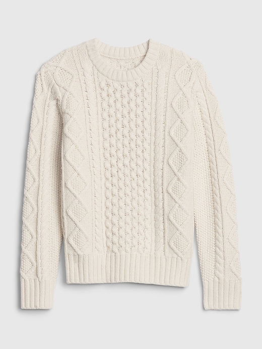 Image number 1 showing, Kids Cable Knit Sweater