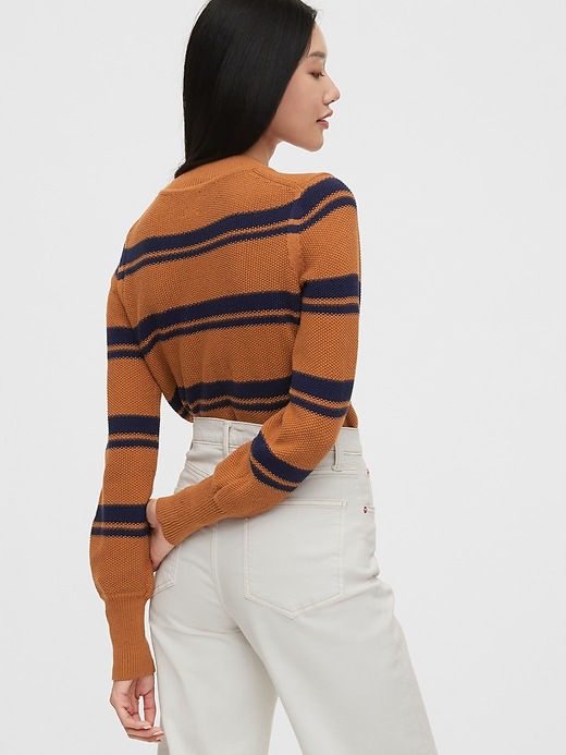 Image number 2 showing, Cropped Mockneck Sweater