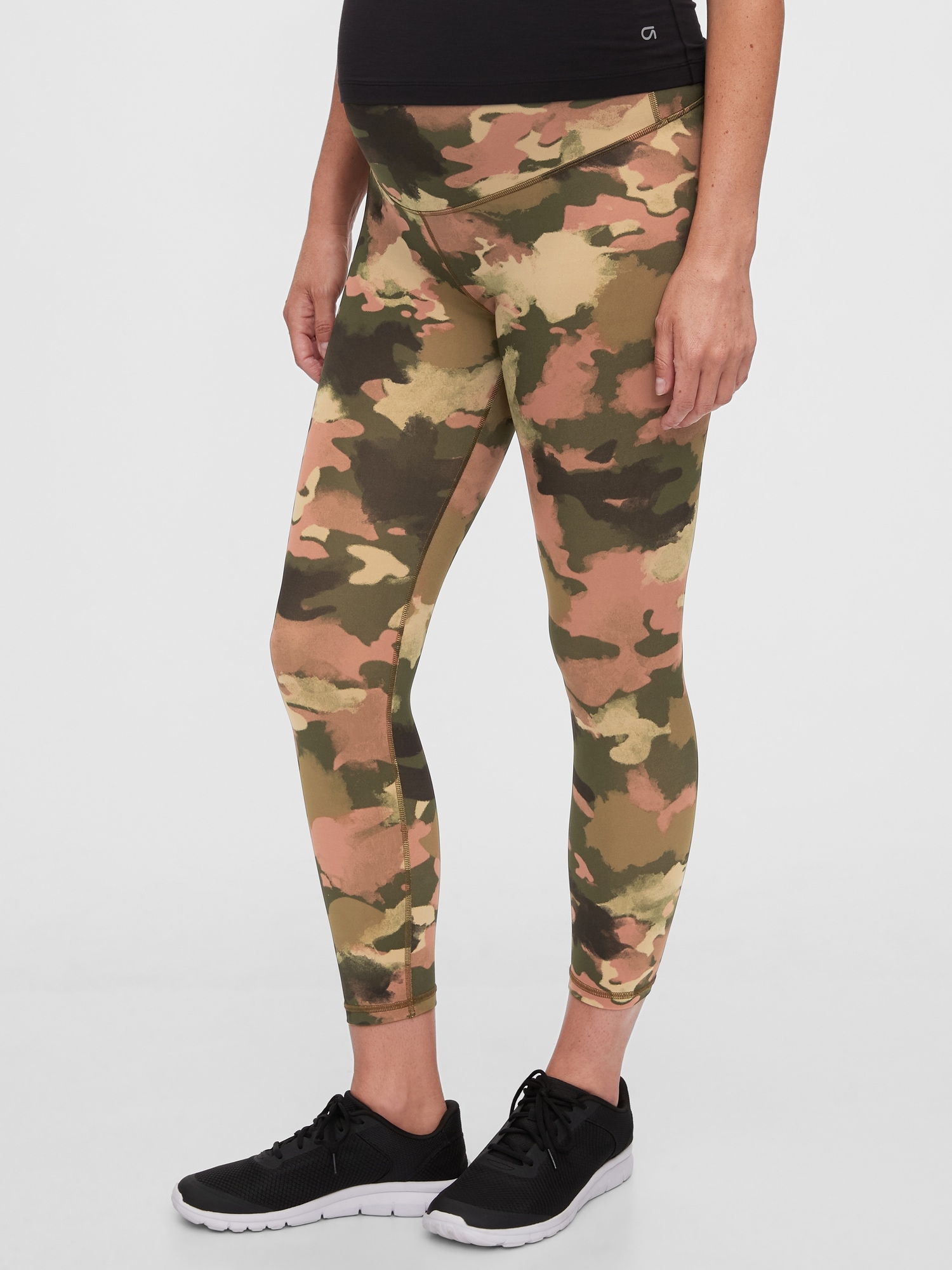 Gap - Maternity GapFit Full Panel 7/8 Leggings in Eclipse green