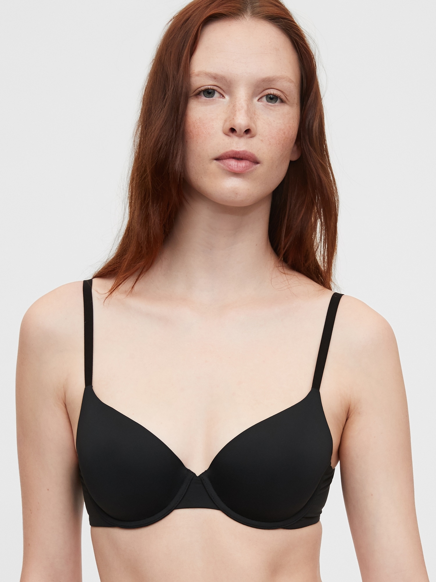 Non Padded Non-wired Full Coverage T-shirt Bra For Women, Lightly