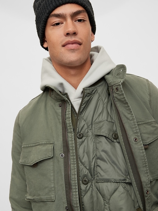 Image number 5 showing, 1969 Premium Quilted Utility Jacket