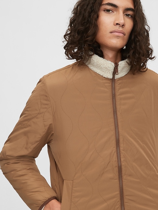 Image number 5 showing, Reversible Fleece Jacket