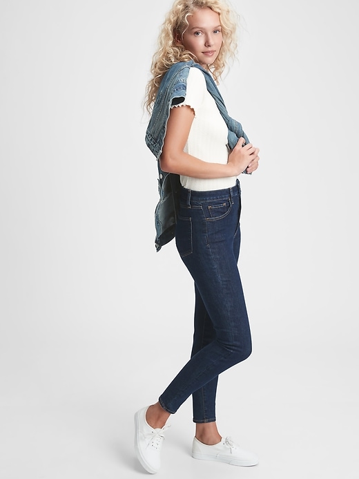 Image number 1 showing, Sky High Rise Universal Jegging with Secret Smoothing Pockets