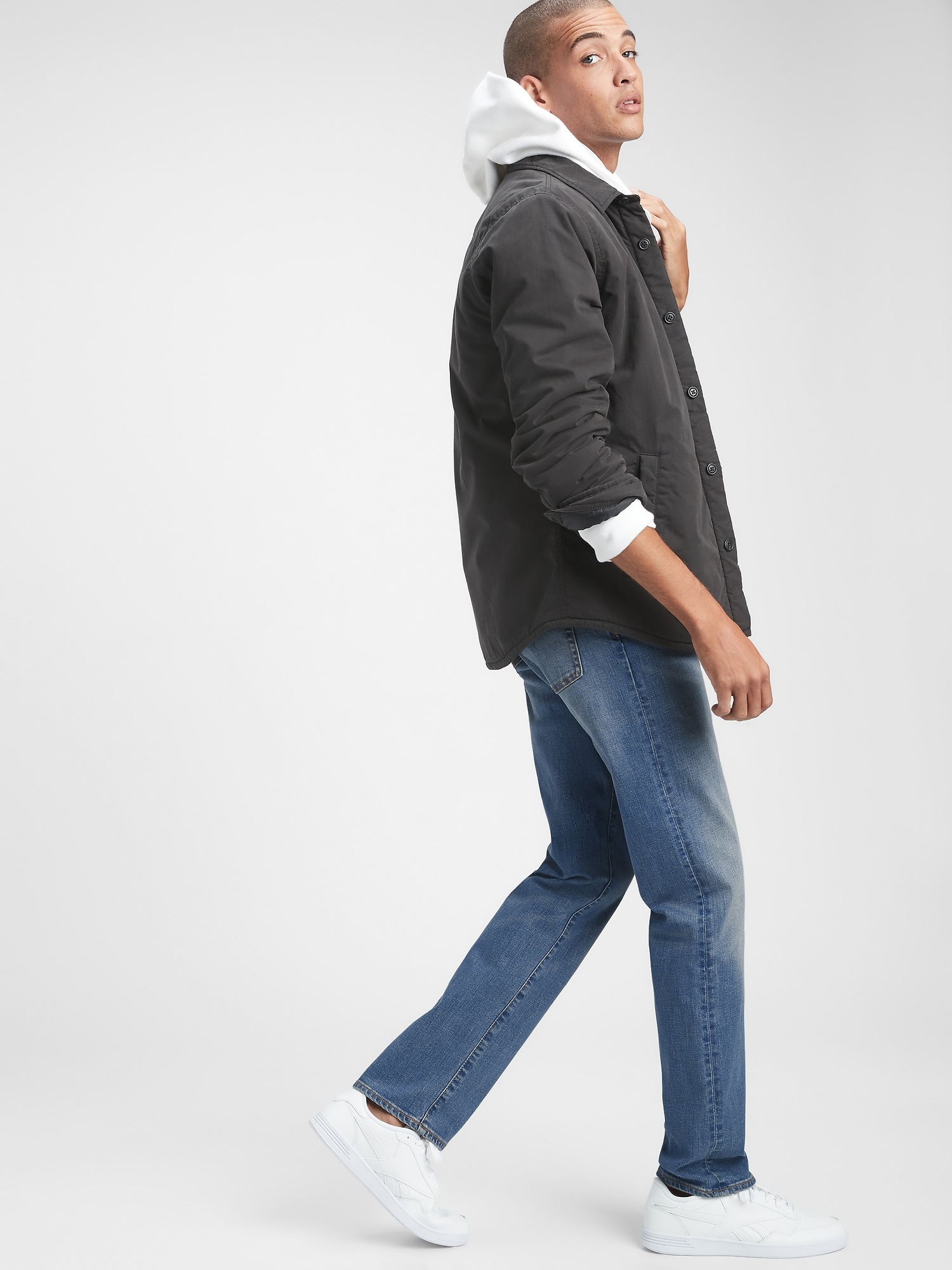 GapFlex Straight Jeans with Washwell | Gap