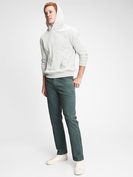 Image number 1 showing, Corduroy Straight Jeans with GapFlex
