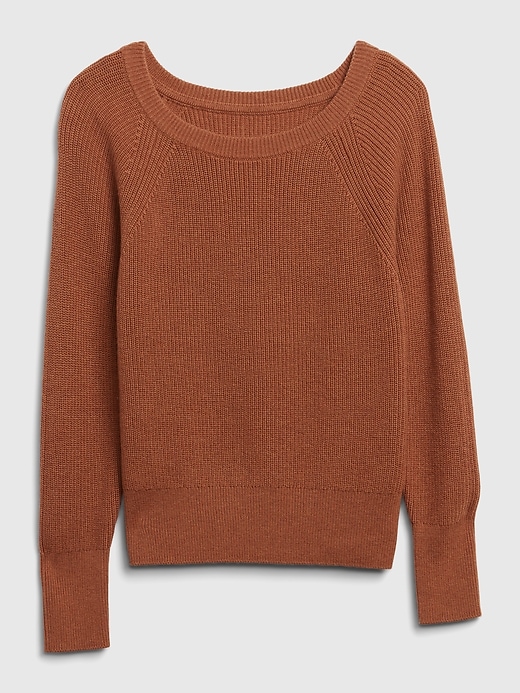 Image number 6 showing, Shaker Stitch Boatneck Sweater