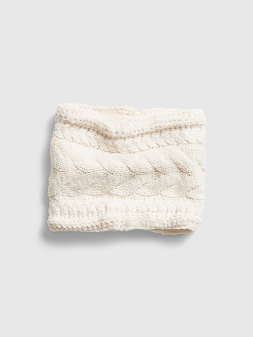 View large product image 1 of 1. Kids Cable Knit Neck Warmer
