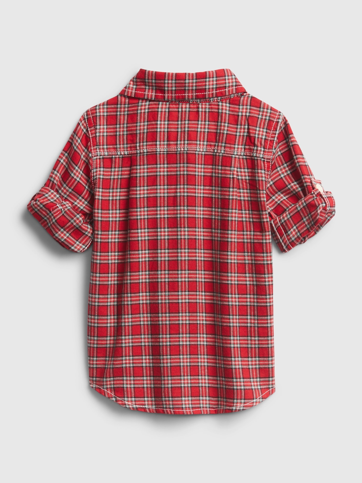 baby plaid shirt