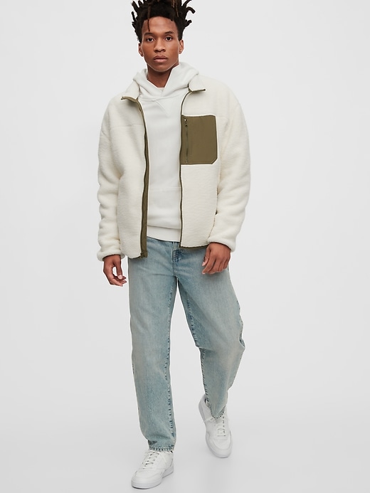 Image number 3 showing, Oversized Fleece Jacket