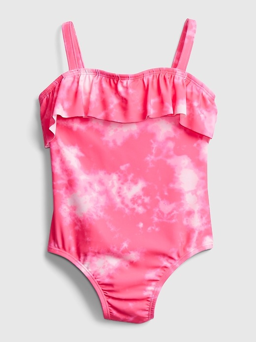 Image number 4 showing, Toddler Ruffle Swim One-Piece