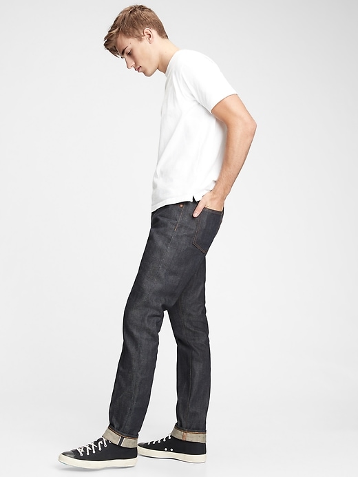 Image number 1 showing, Selvedge Slim Jeans
