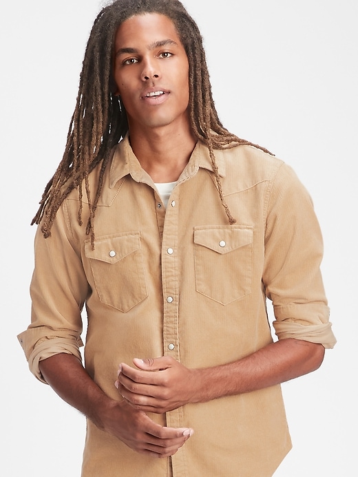 gap western shirt