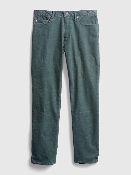 Image number 6 showing, Corduroy Straight Jeans with GapFlex