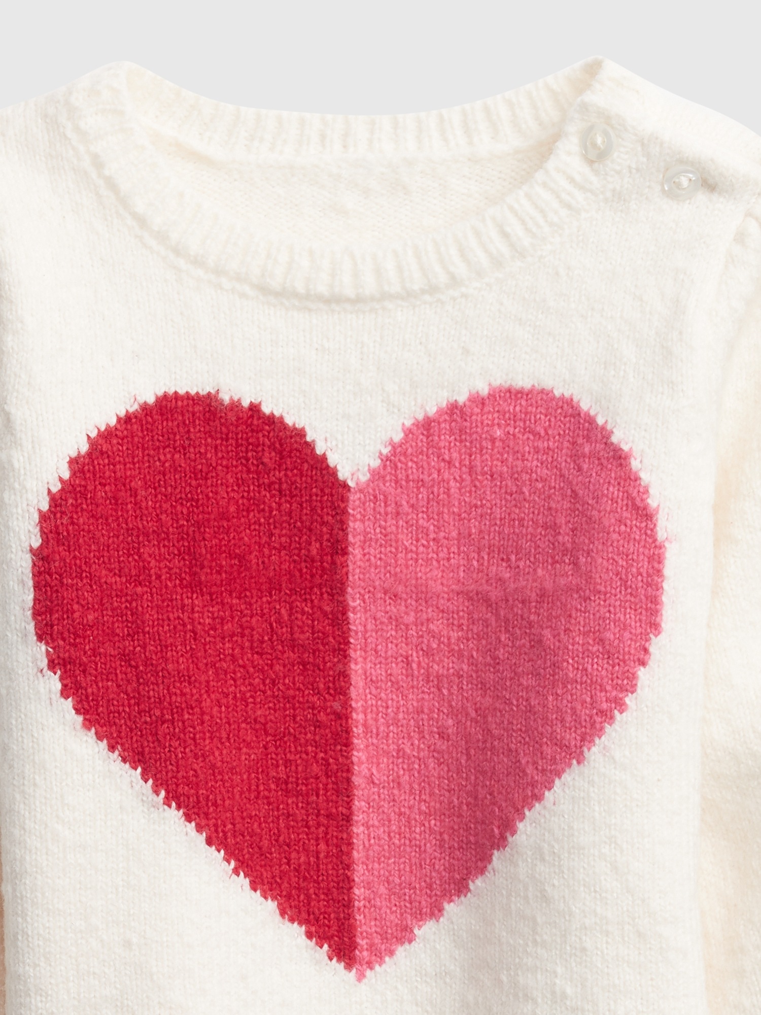 baby heart sweater