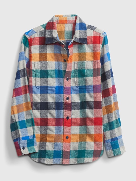 Image number 6 showing, Kids Flannel Shirt