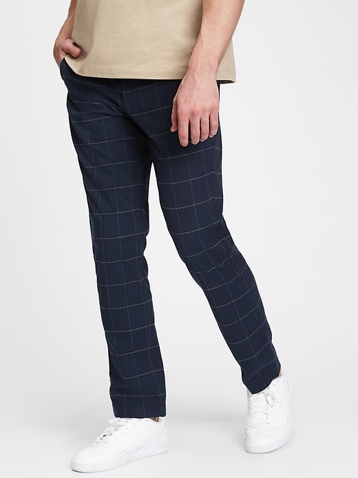 L'image numéro 10 présente Pantalon avec GapFlex, coupe étroite fuselée