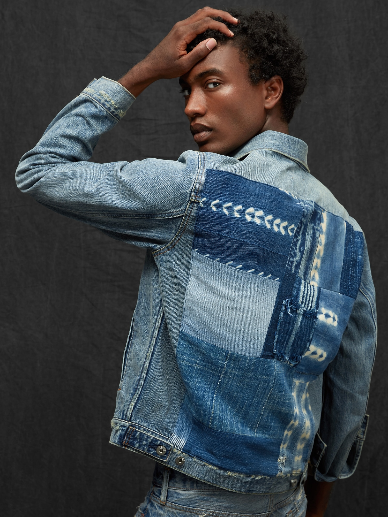 The 1969 Collection Patchwork Denim Jacket
