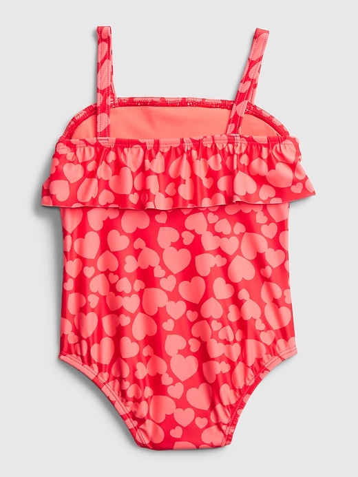 Image number 2 showing, Toddler Ruffle Swim One-Piece