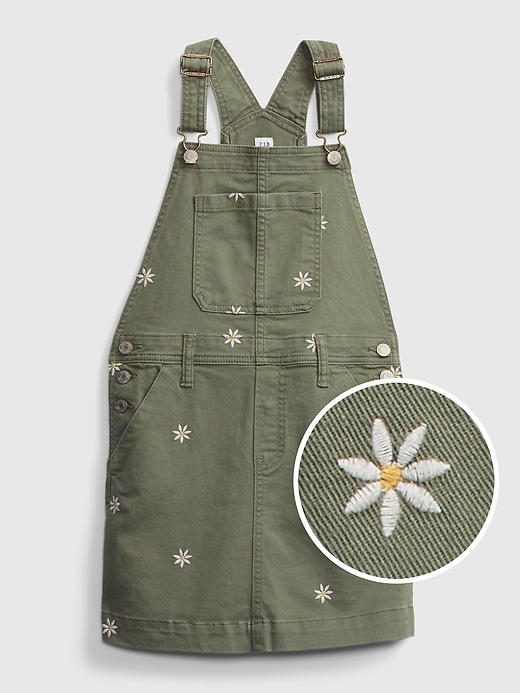 Image number 1 showing, Kids Embroidered Floral Skirtall