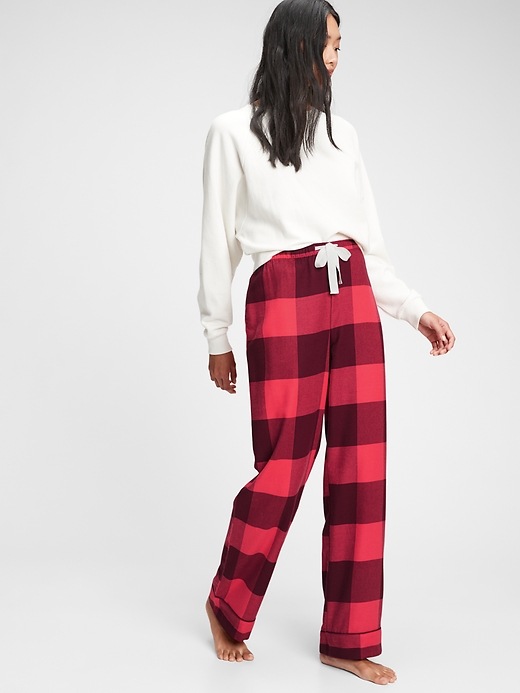 Red Plaid Flannel PJ Pants for Adults -  Canada