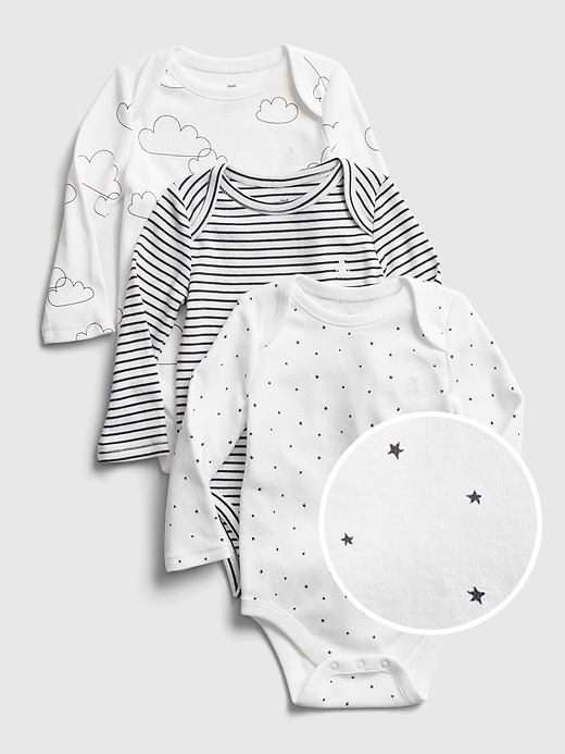 Image number 1 showing, Baby First Favorite Bodysuit (3-Pack)