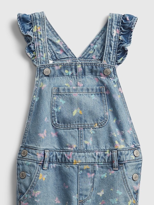 Image number 3 showing, Toddler Ruffle Overalls with Washwell&#153
