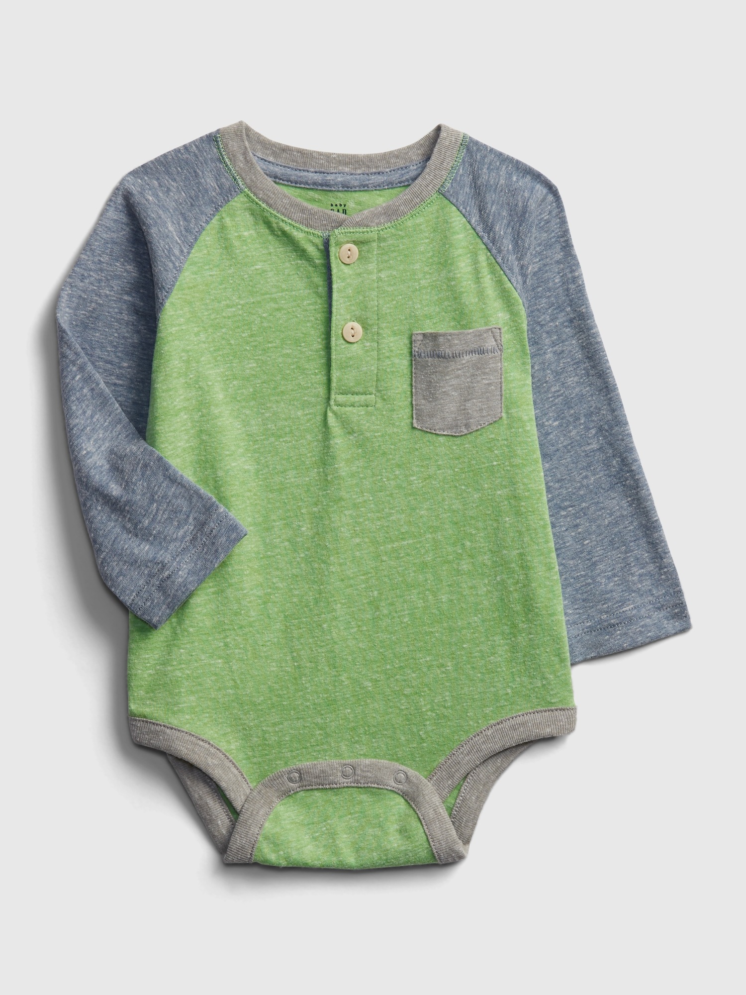 baby green bodysuit